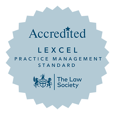 Lexcel Law Society Accredited